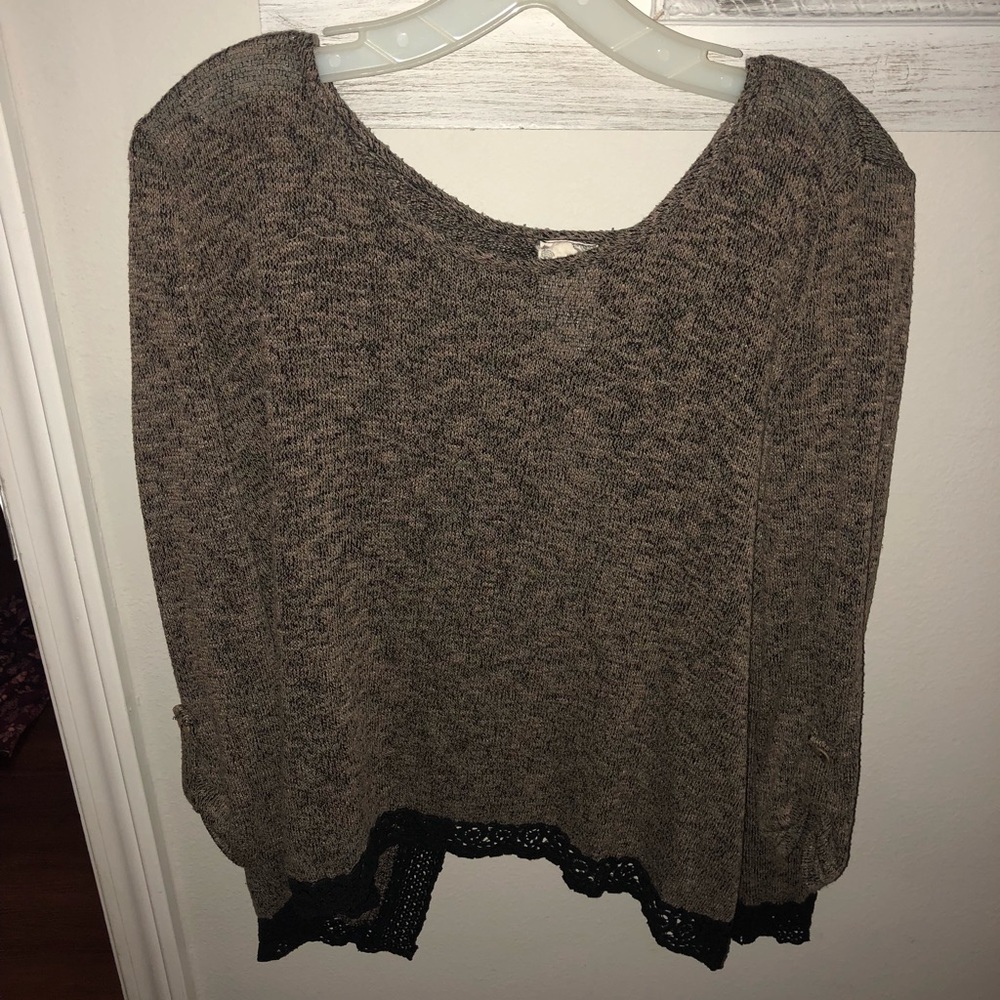 Open back shirt
